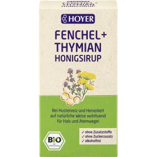 Fenchel & Thymian Honigsirup 250g Dosier