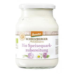 Speisequarkzubereitung im Glas