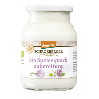 Speisequarkzubereitung im Glas