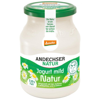 Joghurt natur mild 3,7% demeter