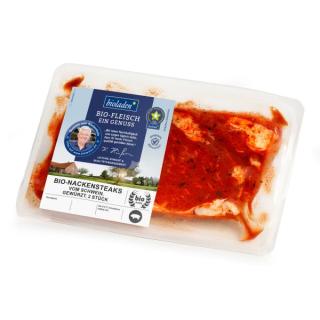 b*Nackensteak v. Schw., gewürzt (2 Steaks)