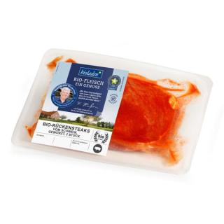 b*Rückensteak v. Schw., gewürzt (2 Steaks)
