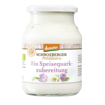 Speisequarkzubereitung im Glas